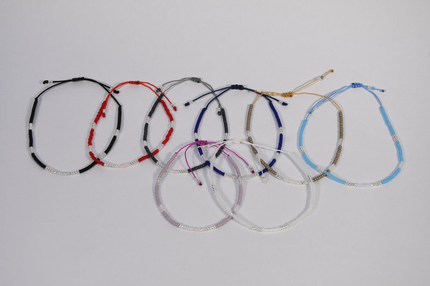 Miyuki ARMBAND Erde - weiß