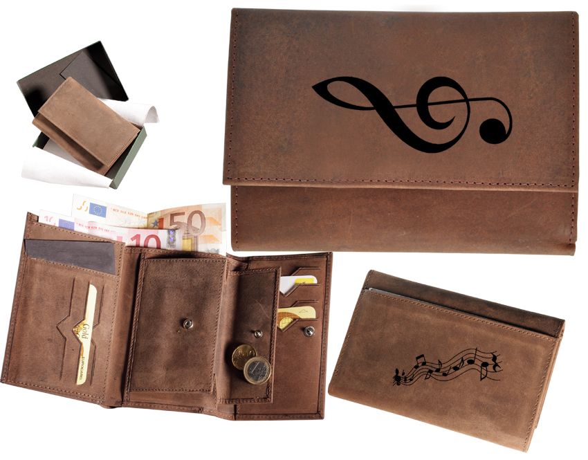 Brieftasche Musiker "Violinschlüssel"