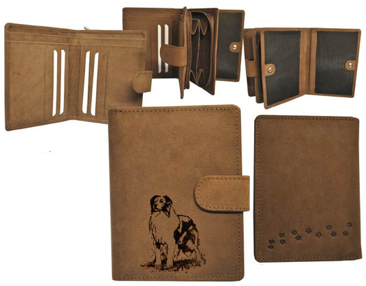 Damen Geldbörse Border Collie