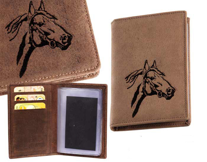 Dokumentenetui Pferdekopf
