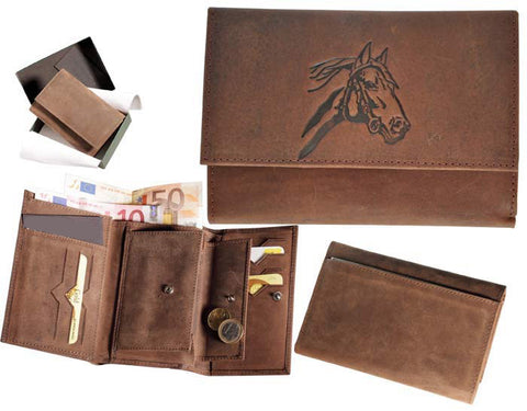 Brieftasche Pferdekopf