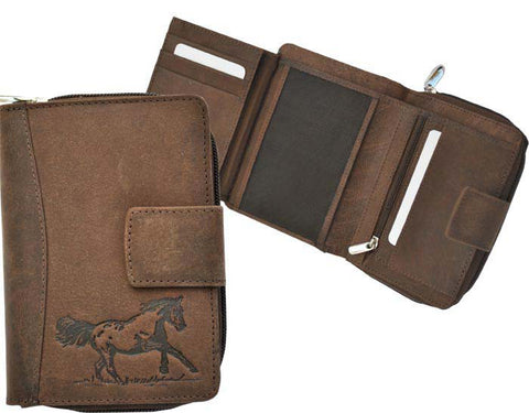 Brieftasche trabendes Pferd