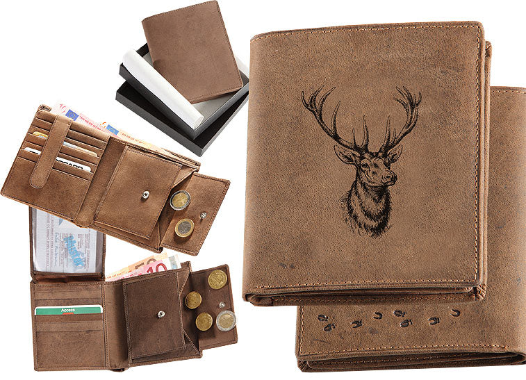 Geldbörse Jäger Hirschkopf