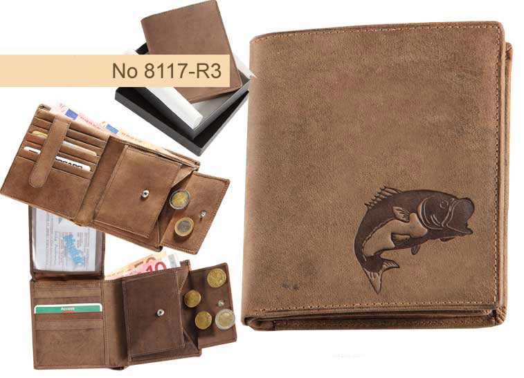 Geldbörse Angler Barsch