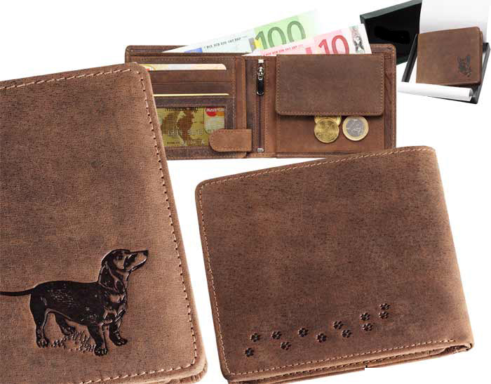 Portemonnaie Schwarzer Dackel