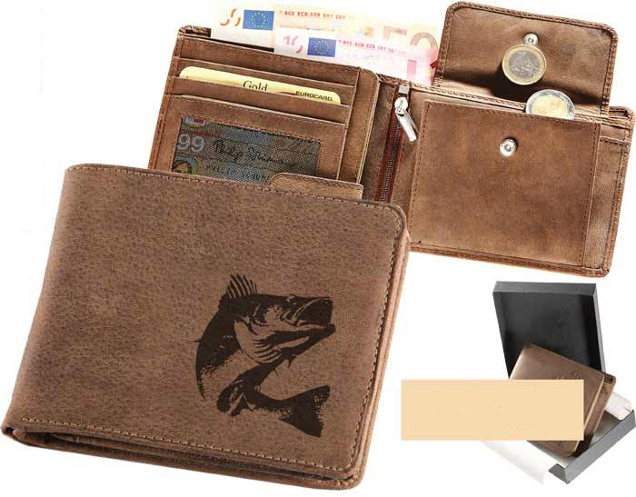 Geldbörse Angler Zander