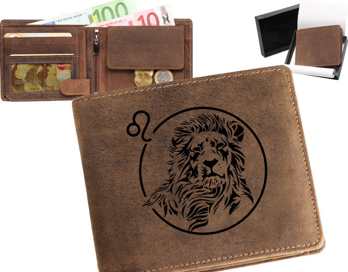 Portemonnaie Sternzeichen Löwe