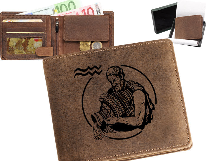 Portemonnaie Sternzeichen Wassermann