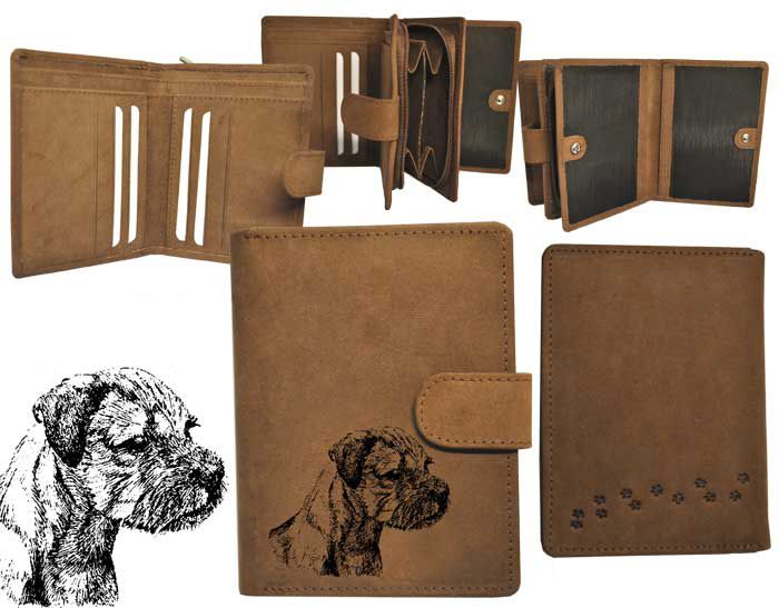 Damen Geldbörse Border Terrier