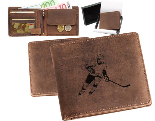 Geldbörse Eishockeyspieler