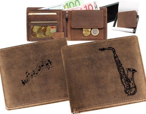 Portemonnaie Musiker Saxophon