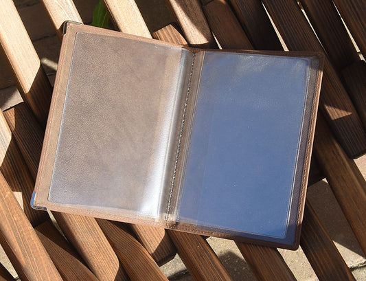 Lederhülle für Jagdschein Dachs