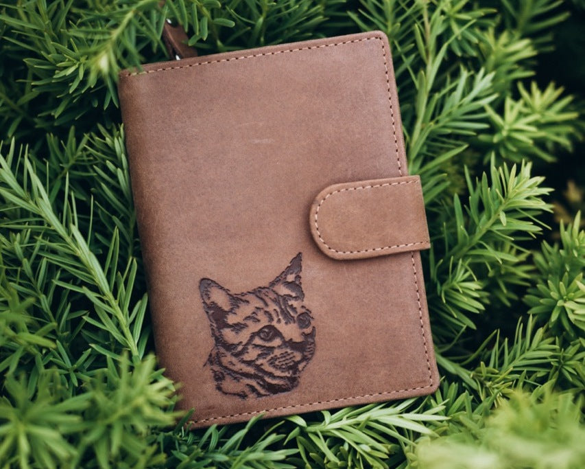 Damen Geldbörse 11 Katze 1