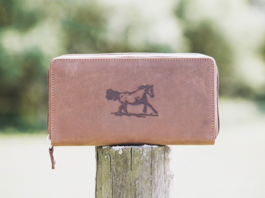 Portemonnaie 80 trabendes Pferd