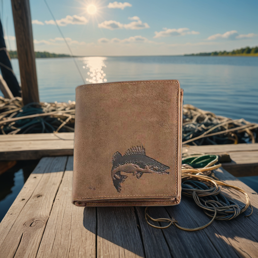Geldbörse Angler Zander