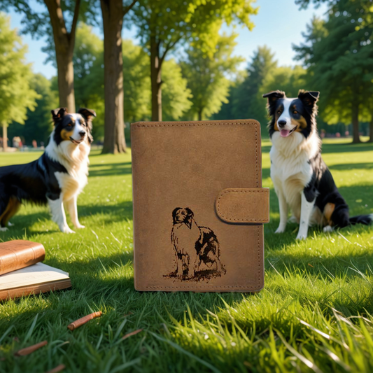 Damen Geldbörse Border Collie