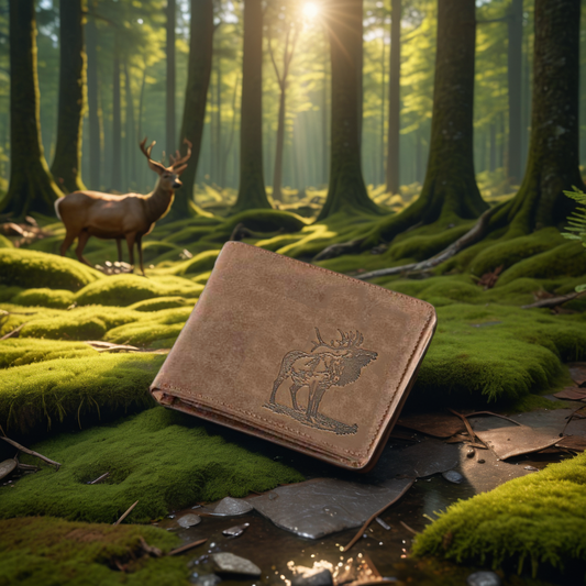 Portemonnaie Jäger röhrender Hirsch