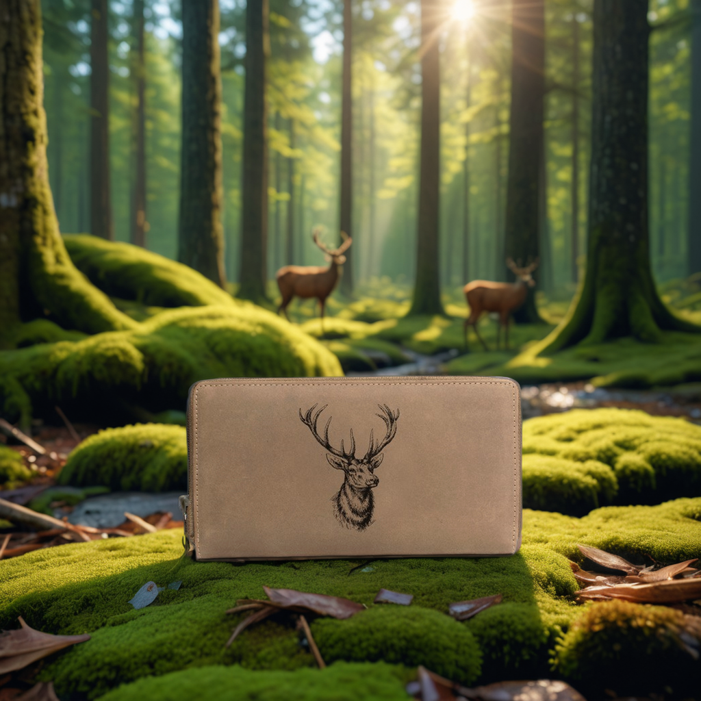 Portemonnaie Jäger Hirschkopf