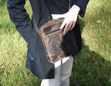 Leder Tasche Enrico - Feuerwehr Emblem