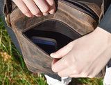 Leder Tasche Enrico - Feuerwehrmann