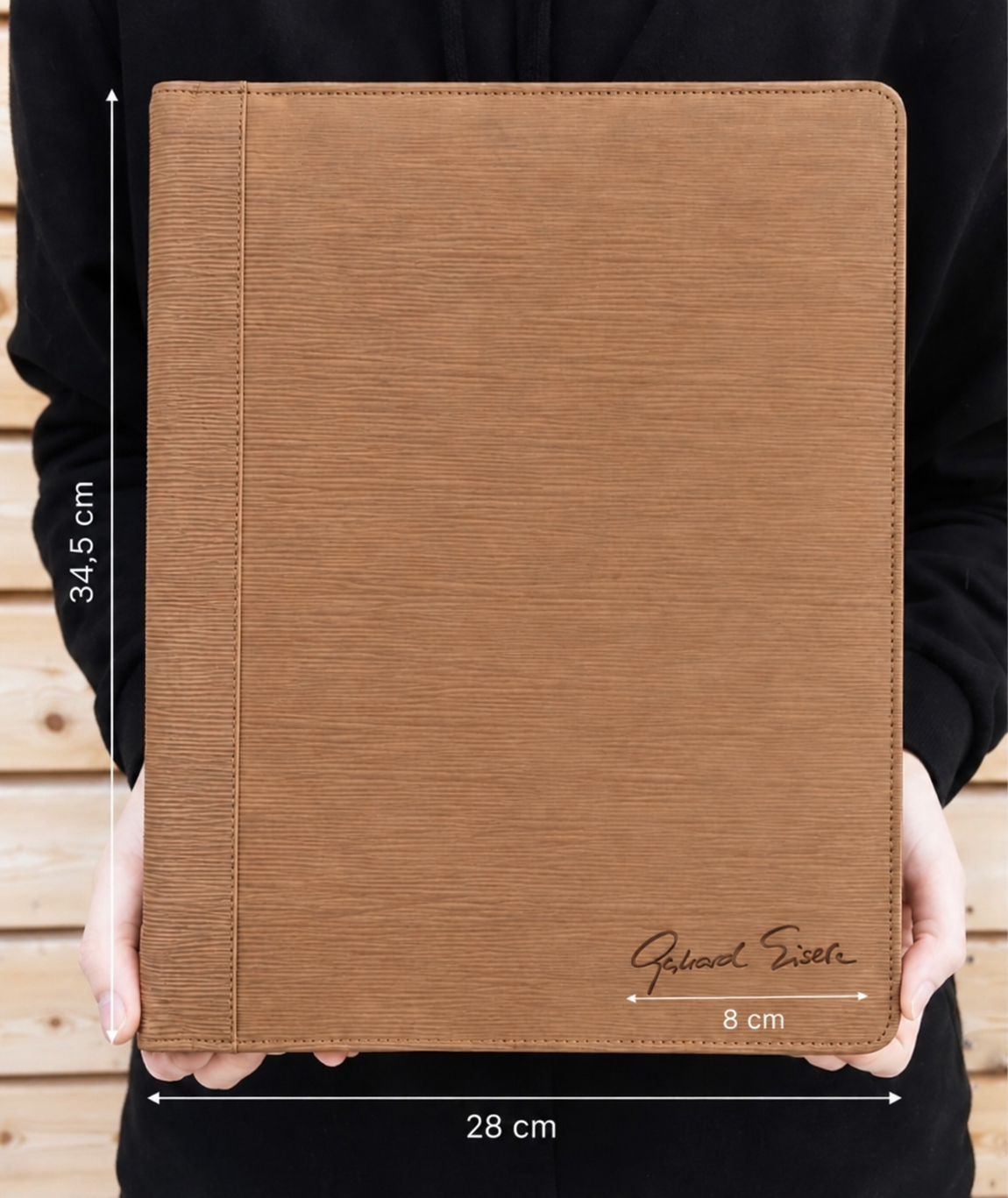 Leder A4 - Schreibmappe Gerhard Eisele