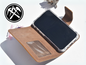 Braune Leder Handyhülle für iPhone 14 Pro Max