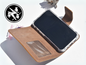 Braune Leder Handyhülle für iPhone 14 Mini
