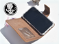 Braune Leder Handyhülle für iPhone 14 Pro