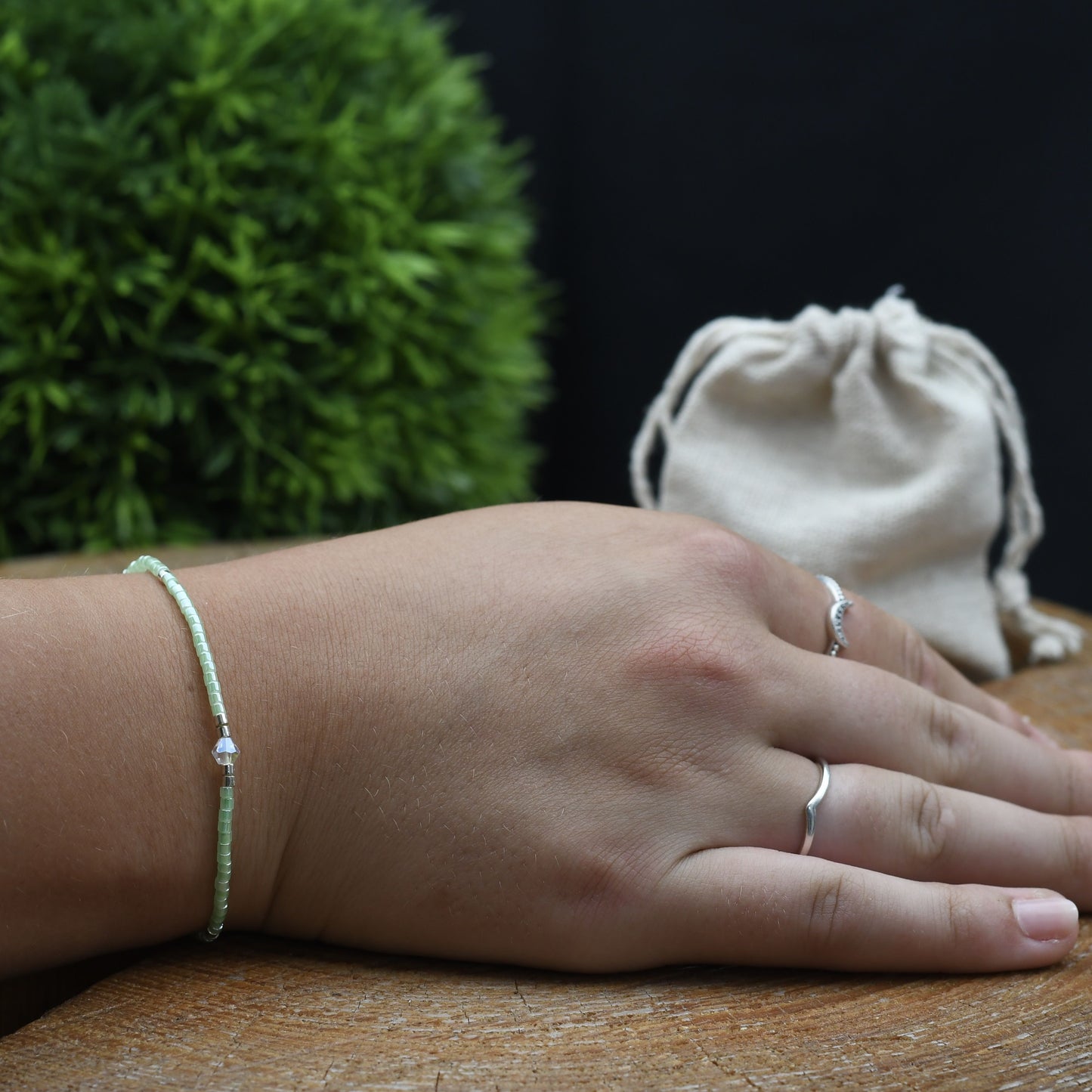 Miyuki ARMBAND Hermes - grün