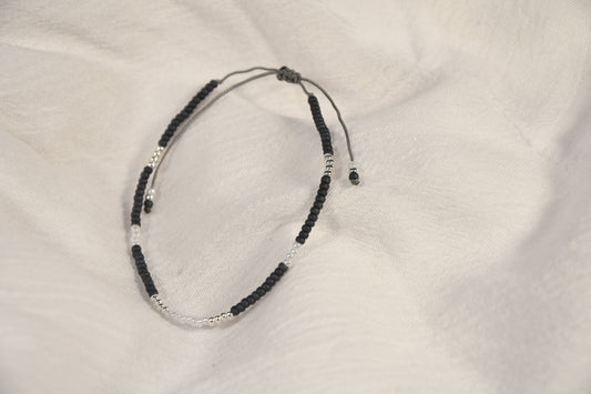 Miyuki ARMBAND Merkur - grau