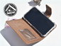 Braune Leder Handyhülle für iPhone 14 Mini