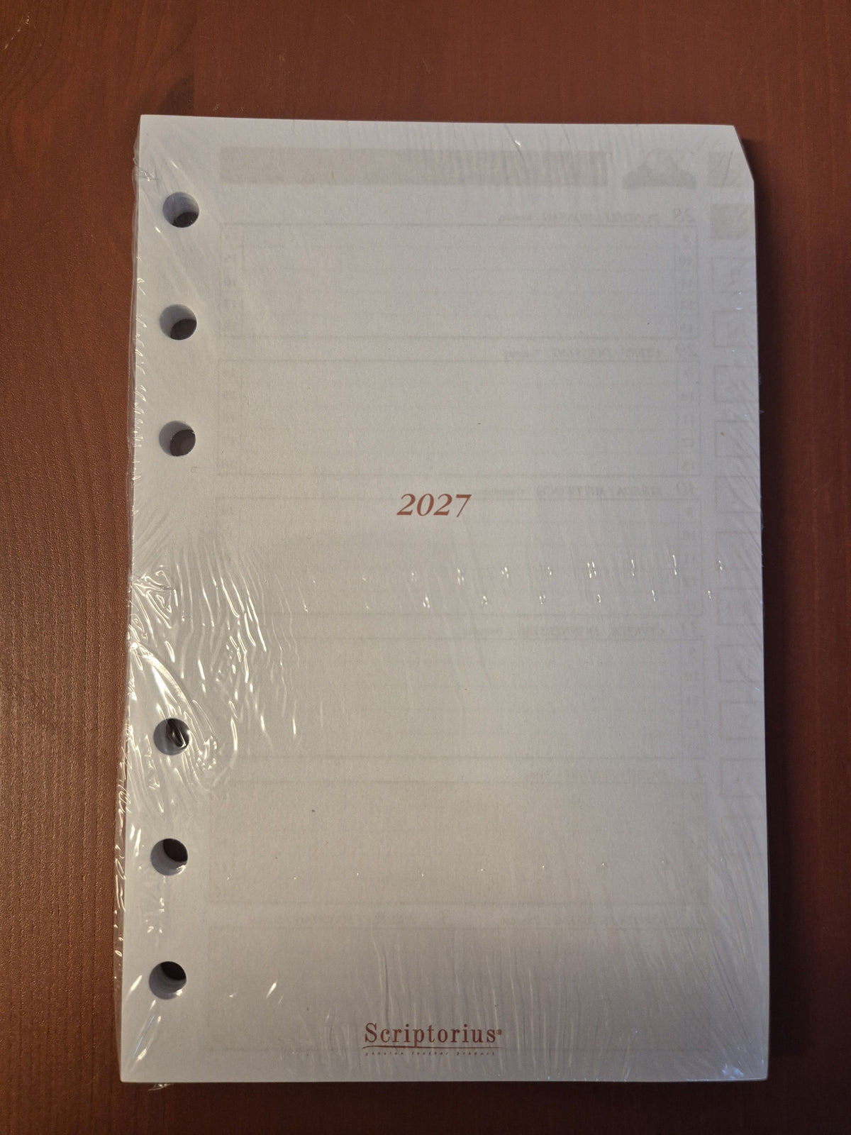 Kalender 2027 für Ringbuchkalender