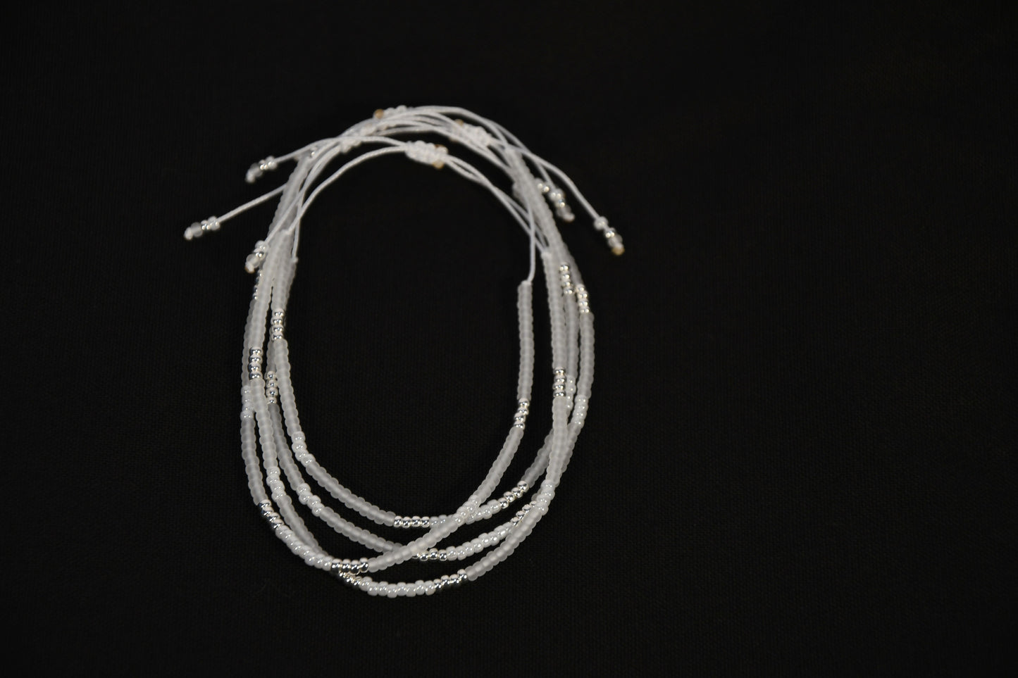 Miyuki ARMBAND Erde - weiß