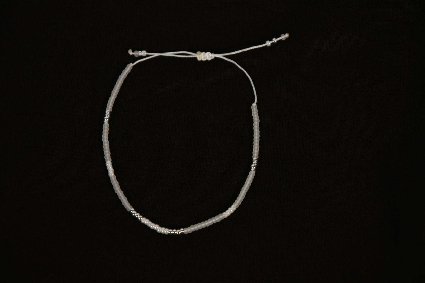 Miyuki ARMBAND Erde - weiß