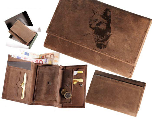 	Brieftasche Katze
