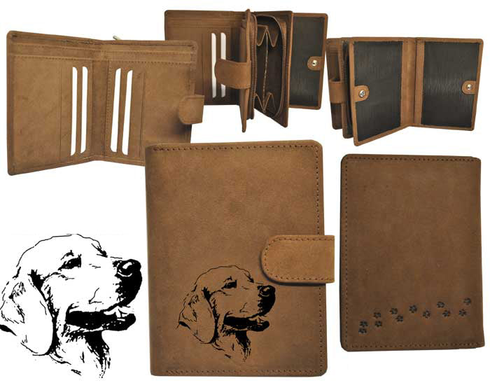 Damen Geldbeutel 11 Golden Retriever
