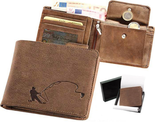 Geldbörse Angler Fischer