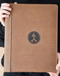 Leder A4 - Schreibmappe / Mappe Steinmetz