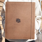 Leder A4 - Schreibmappe / Mappe Imker