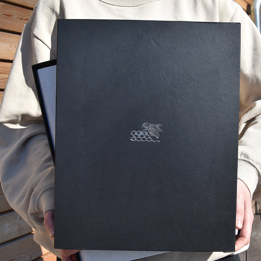 Leder A4 - Schreibmappe / Mappe Imker