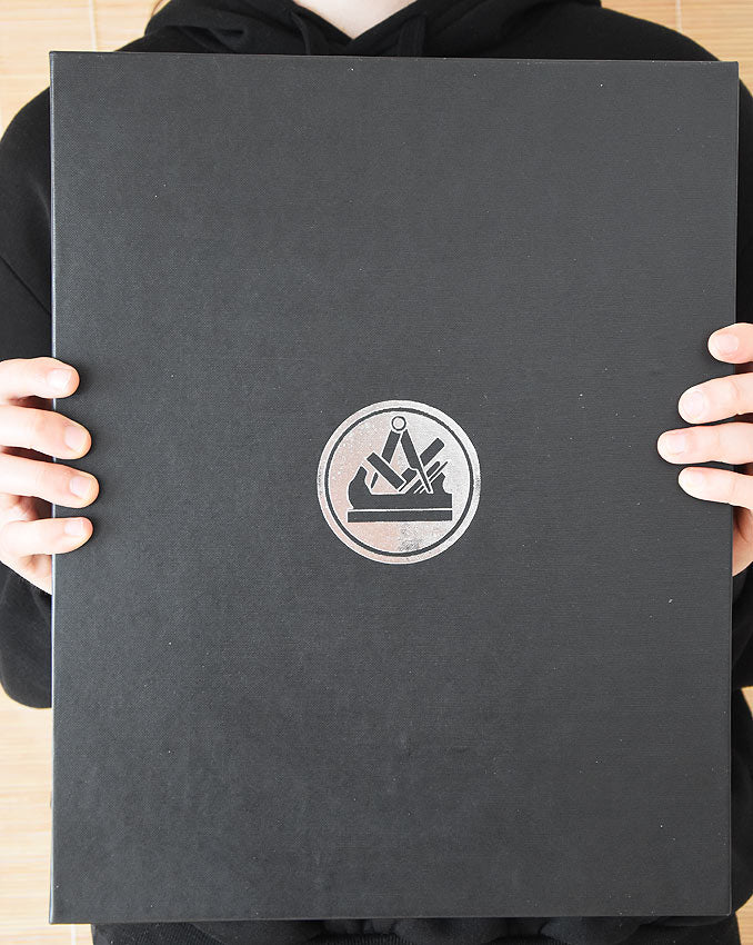 Leder A4 - Schreibmappe / Mappe Tischler