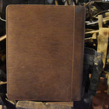 Leder A4 - Schreibmappe / Mappe Baugewerbe