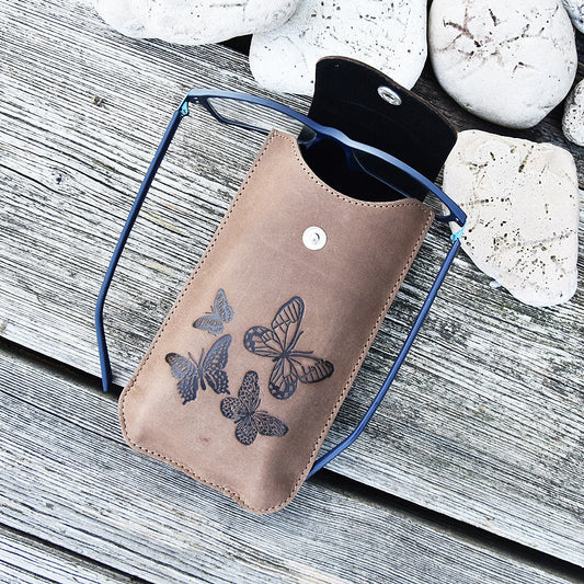 Brillenetui Schmetterlinge