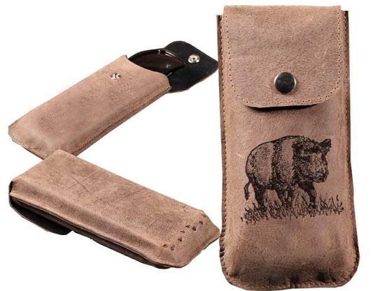 	Brillenetui Jäger Wildschwein