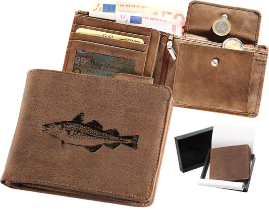 	Geldbörse Angler Dorsch