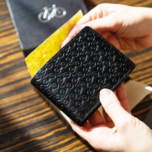 Geldbörse "Auf dem Rad" schwarz