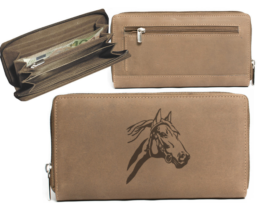 Portemonnaie Pferdekopf