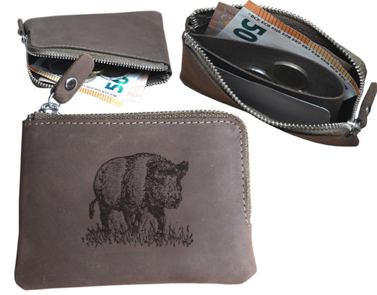 	Geldbeutel Jäger Wildschwein