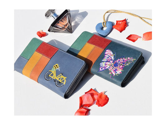 Damengeldbörse 80 Harlekin "Rad"