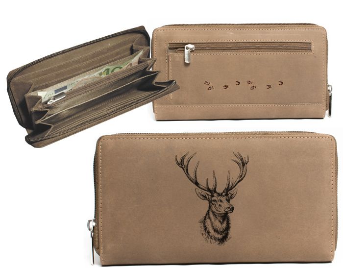	Portemonnaie Jäger Hirschkopf